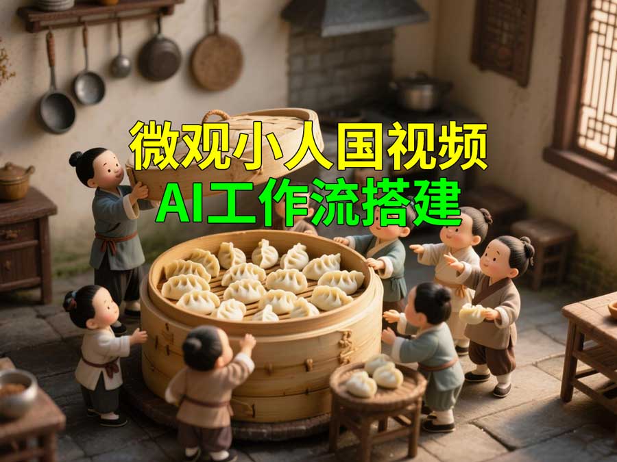1个作品爆了500W+播放，微观小人国扣子工作流搭建教程（含代码），会复制黏贴就行，3分钟极速生成-海豚项目网